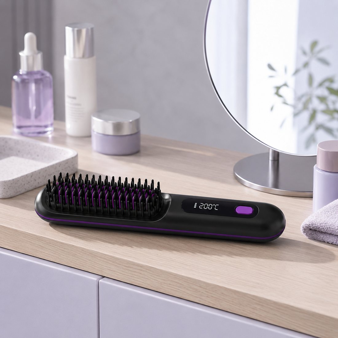 Cheveux secs, rapidement démêlés